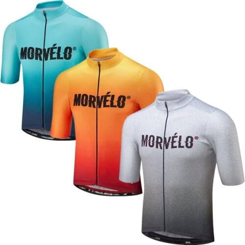 2021 Pro team Morvelo Summer Jerseys Bike Shirt Mens Cycling Jersey Ciclismo Bicicleta Shirt Tops Maillot Ciclismo Breathable