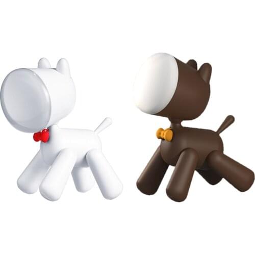 Dog Night Light for Kids Safe Cute Animal Baby Bedside Lamp USB Rechargeable Lamp for Bedroom Breastfeeding Nursery
