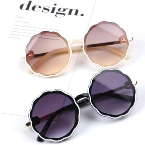 2020 New Flower Round Cute kids sunglasses UV400 for Boy girls toddler Lovely baby sun glasses Children Oculos de sol