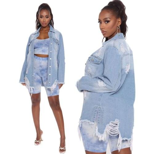 OKAYOASIS Women's Blue Jackets