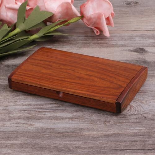 1PC Unisex Casual Wooden ID Credit Card Holder Cash Protector Men Women Wallet Cards Storage Case