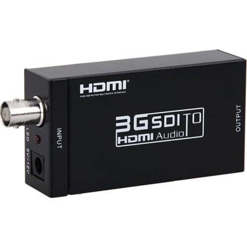SDI to HDMI converter Mini HD 3G SDI to HDMI Converter Adapter SDI in to HDMI out with power supply