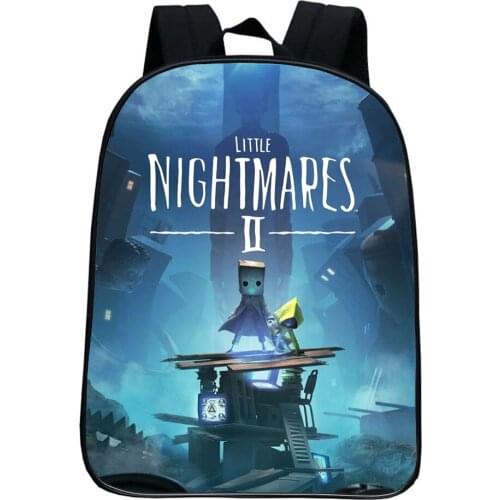 Little Nightmares Backpack Teens Bookbags Cosplay Cartoon Game Knapsack School Backpack Boys Girls Lovely Casual Rucksack