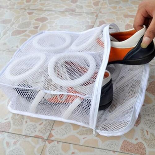 ShoesWashing Hanging Bag Sneaker Mesh Laundry Bag Home Using Clothes Washing Net Brand new and high quality