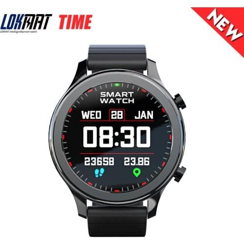 LOKMAT TIME Smart Watch Men 1.28” Full Touch Screen IP67 Waterproof Sports Watch Heart Rate Monitor Smartwatches for iOS Android