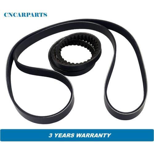 Fan Belt Kit Fit for Mitsubishi Triton ML MN 2.5L 4D56T Diesel 2008-07/2011 2pcs