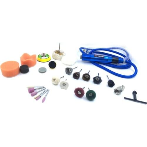 Wilin Pneumatic Tools Air Engraving Machine Mini Air Grinder Pen Kit 3-Claw Adjustable Type With Collect Details Waxing