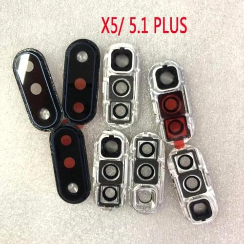 Rear Back Camera Glass Lens Cover with Holder Frame Replacement Repair Spare Parts for Nokia x71 X5 X6 5.1/6.1 PLUS