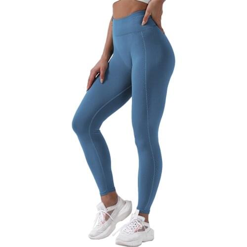 LANTECH Women Gym Yoga Seamless Pants Sports Lifting Stretchy High Waist Athletic Exercise Fitness Leggings Activewear Pants