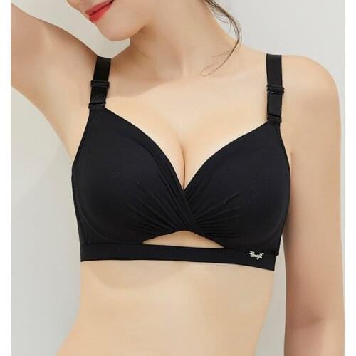 Womens Push Up Brassiere Lace Bralette Bra Un-Wire Underwear U-Back Sexy Lingerie Tops Size A B C Cup