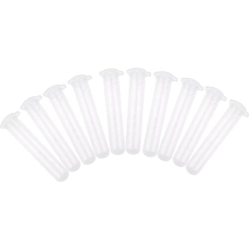 10pcs/set Sewing Needle Tubes Plastic Felting Needles Container Storage Bottles Pins Holder with Scale Sewing Organizer DIY Tool