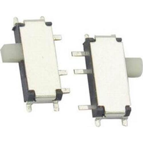 100pcs MSK-12C01-07(1P2T) slide patch switch 7 pins slide switch on-off switch electronic equipment power supplies