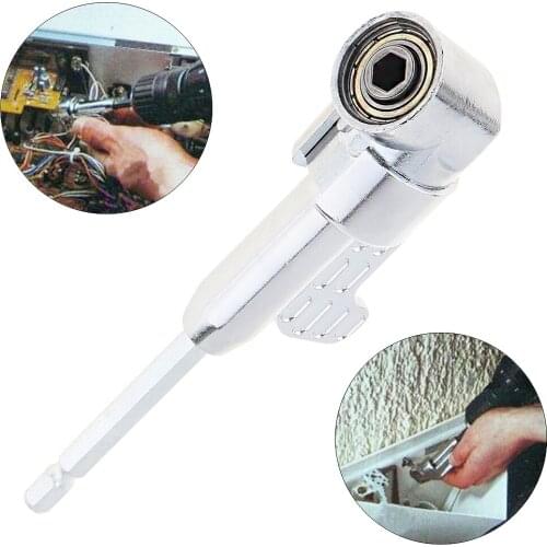 105 Degree Turn Screwdriver Joints Drill Zinc Alloy Accessories Extensions Bending Socket Holder Adaptor 1/4 Inch Hex Handles