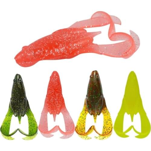 2Pcs Swimbaits Jig Soft Bait Head Fly Fishing 9cm 15.5g Frog Fishing Lure Soft Silicone Bait Plastic Worm Lure Pasca Peche