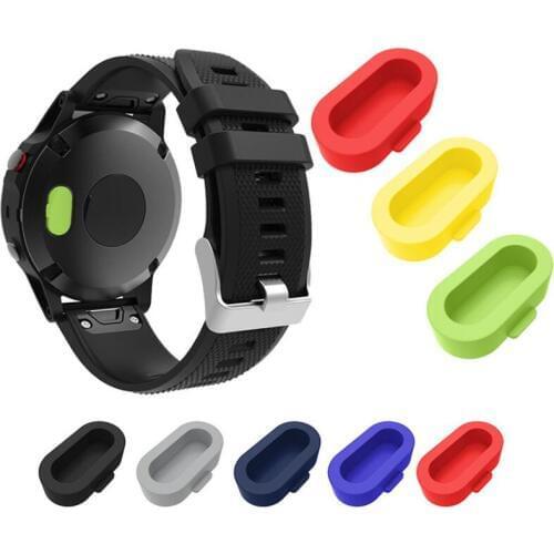 300pcs Silicone Charger Port Protector Anti Dust Plugs Cap For Fenix 5 5S 5X Fenix5 Fenix5x Fenix5s Smart Watch Accessories