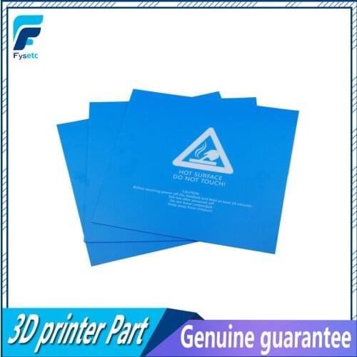 4pcs 220x220mm Blue Frosted Heated bed For Wanhao i3 Anet A8 A6 Ender 5 Tarantula 3D Printer Sticker Build Sheet build plate