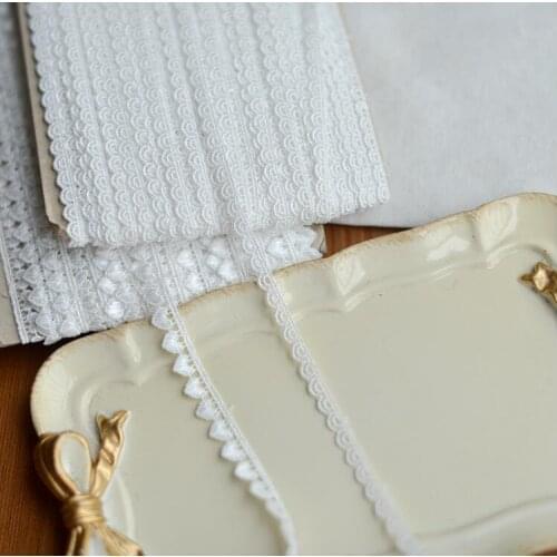 1 Meter/lot 11.5cm Width High Quality Decoration Water Soluble Flower Lace Trim Sewing Crafts Women Cloth Dress Accessories DIY