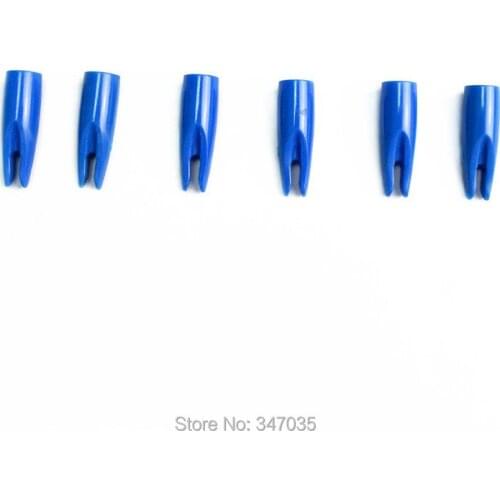 50Pcs Plastic Nock Knocks Outer for Fiberglass Arrows 7mm Archery Bow Free Shipping Outdoor Sport Youth Archer