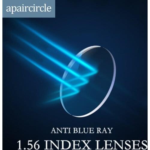 APAIRCIRCLE 1.56 Index Anti Blue Ray Prescription Lens CR-39 Resin Aspheric Clear Glasses Myopia Hyperopia Presbyopia Lens