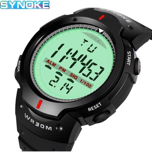 Outdoor Sport Mens Military Watch High Quality Big Dial Luminous Waterproof Led Digital Wristwatches Luxury Electronic Clock New