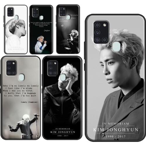 Lonely Jonghyun Lyrics SHINee Case For Samsung A71 A51 A31 A41 A11 A10 A02 S A30 A50 A70 A21S A20e A12 A32 A42 A52 A72
