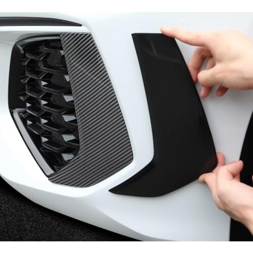 ABS Ront and Rear Fog Lamp Frame Decoration Stickers for Audi A3 8Y Sedan Hatchback Sline Modified As S3 Exterior Accessories