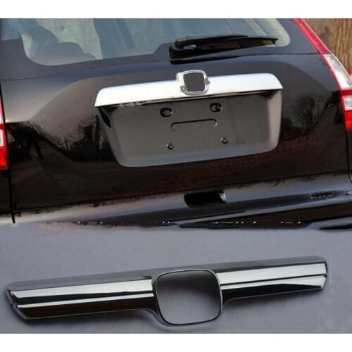 For Honda CR-V 2007 2008 2009 2010 2011 ABS Chrome Trunk Rear Gate Door Lid Stripe Cover Trim