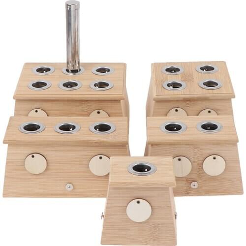 Acupuncture Relaxation Roller Stick for Smokeless Moxibustion Roll Stick Acupoint Massage Bamboo Moxibustion Moxa Burner Box