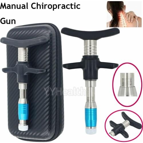 Health Care Instrument Manual Chiropractic Gun Therapy Spine Joint Pain Relief Massage Spine Correct Gun Correction Massager