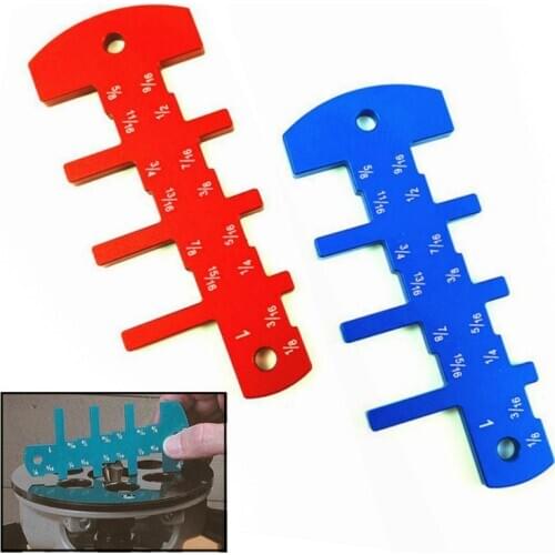 Inverted Cutter Head Woodworking Height Gauge Altimeter Depth Ruler Measure Tool for Electric Circular Saw Carving Machine