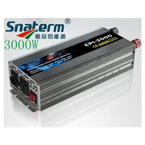 3000W Modified sine Wave Power inverter DC12/24/48V to AC230V 50HZ60HZ off grid inverter with ac charger UPS function