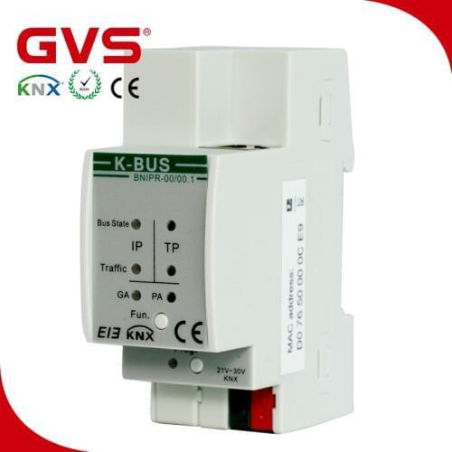 KNX/EIB GVS K-bus KNX IP Router in KNX smart home/villa/hotel/office/building automation system