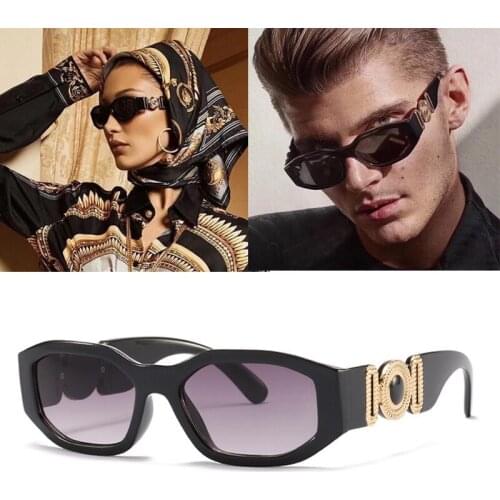 DPZ 2020 Fashion personalized metal decorative men sunglasses irregular small frame women sunglass UV400 men oculos de sol 4361
