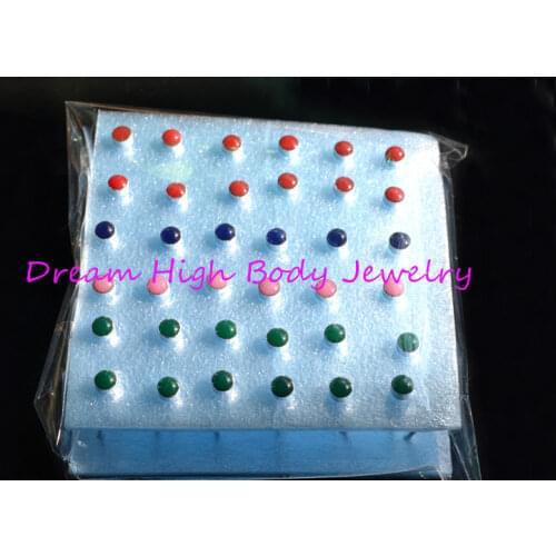 Free Shipping Earring Stud Piercing Gun Ear Hole Ear Ring Nail Pin Cone specialty Kit Fit 720pcs/lot with White Butterfly Gift