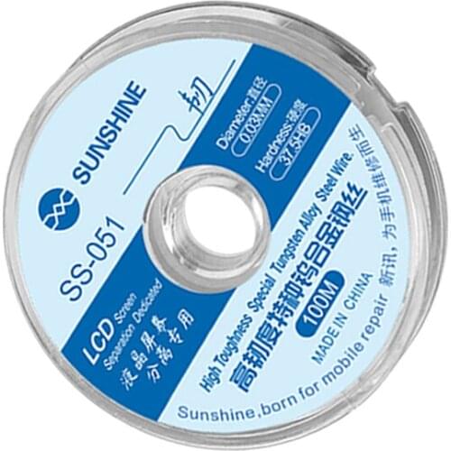 37.5HB High Toughness Special Tungsten Alloy Steel Wire Gold Molybdenum Line Repair Tool For iPhone Samsung Phone LCD Screen