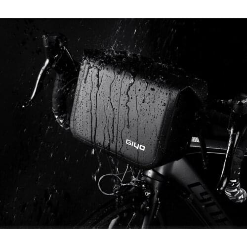 Bike Handlebar Bag GIYO Waterproof Quick Release Bicycle Pannier Front Frame Storage Cycling Basket Bag For Commuter Casual Bike