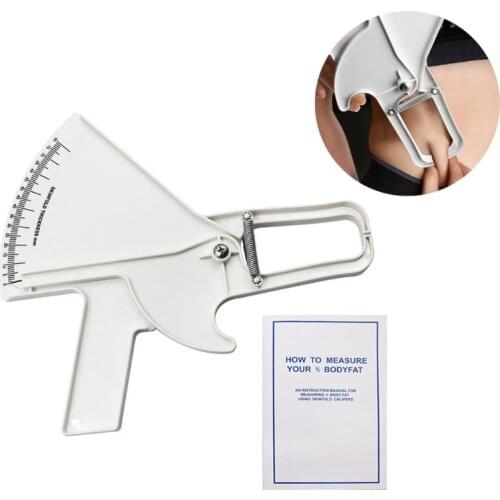 Precision Skinfold Caliper Easy Reliable Tool Applicable Monitoring Body Fat Measures up to 80mm in Skin Fold Thickness