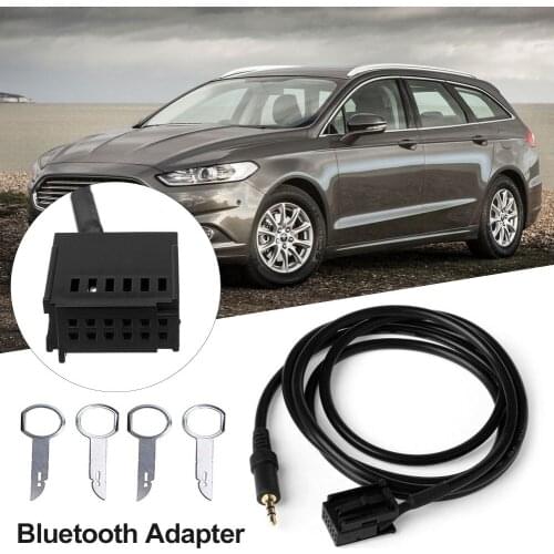 6000CD AUX Input Adapter For Ford Fiesta & Fusion 2005-2008 Connect 2006 - 2012 Car Professional Accessories
