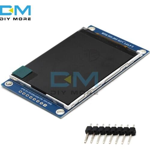 2.4 inch 240*320 3.3V TFT LCD Display Module 2.4" 320x240 LCD Module SPI Driver IC ILI9341 for Arduino