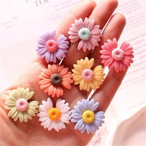 10 Resin Flower for DIY Craft Toy Material Part Phone Case DIY Drop Mould Decorative Material