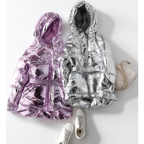 2020 Winter White Duck Down Warm Parka Hooded Thick Slim Waist Women Coat Loose Outwear Casaco Feminino Parkas