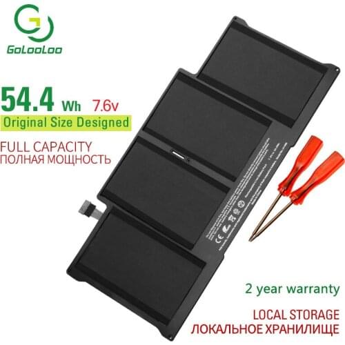 54.4Wh 7.6V New Laptop Battery A1496 For Apple MacBook Air 13" A1466 2012 2013 2014 2015 A1496 MD760LL/A MD761CH/A Replace A1405
