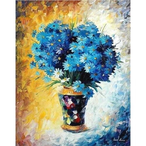 New Product 5D DIY Full Round/Square Diamond Painting Colorful Flowers 3D Embroidery Cross Stitch Mosaic Home Dector Art Yc480