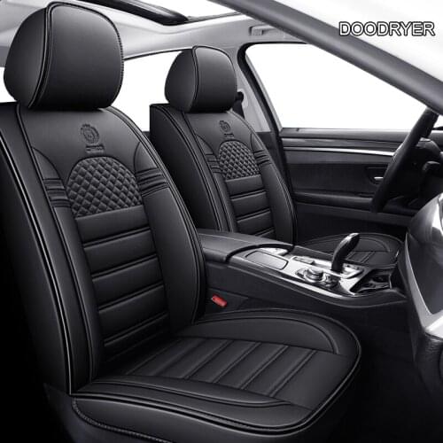 DOODRYER Leather car seat covers For Range Rover sport Land Rover discovery freelander evoque Range Rover Velar car seats