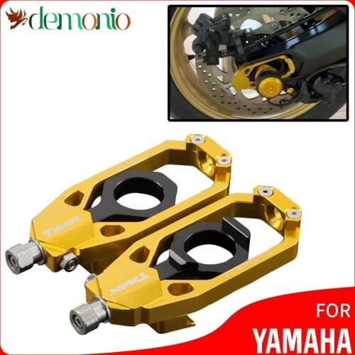 CNC T-max Motorcycle Chain Adjusters Tensioners Catena For Yamaha Tmax 530 SX DX 2013 - 2020 2019 2018 2017 2016 2015 Tmax530