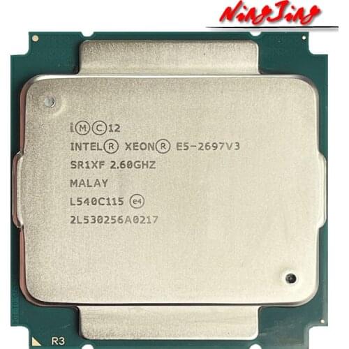 Intel Xeon E5-2697 v3 E5 2697 v3 E5 2697v3 2.6 GHz Fourteen Cores Twenty-eight Threads 35M 145W 22nm CPU Processor LGA 2011-3