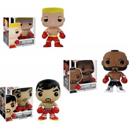 ROCKY Ivan Drago 21# Clubber Lang 20# 10cm Action Figure Toys PVC Limited Edition Collection Model Toy Gift for Children
