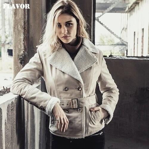 Женские кожаные куртки FLAVOR China At AliExpress
