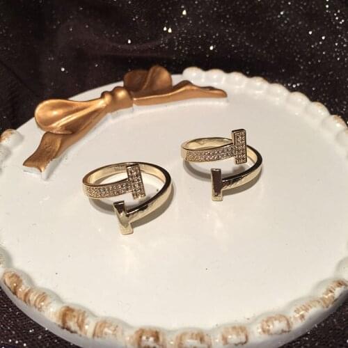 KPuff Rings With Cubic Zirkonia For Women