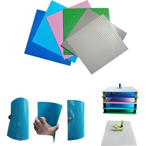 DROPSHIPPING Multi-Color 32*32 Dots Base Plate For Small Bricks Baseplate Board DIY Building Blocks Compatible with Lecgos Block